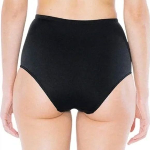 AMERICAN APPAREL HIGH WAIST SWIM BOTTOMS - Picture 4 of 11